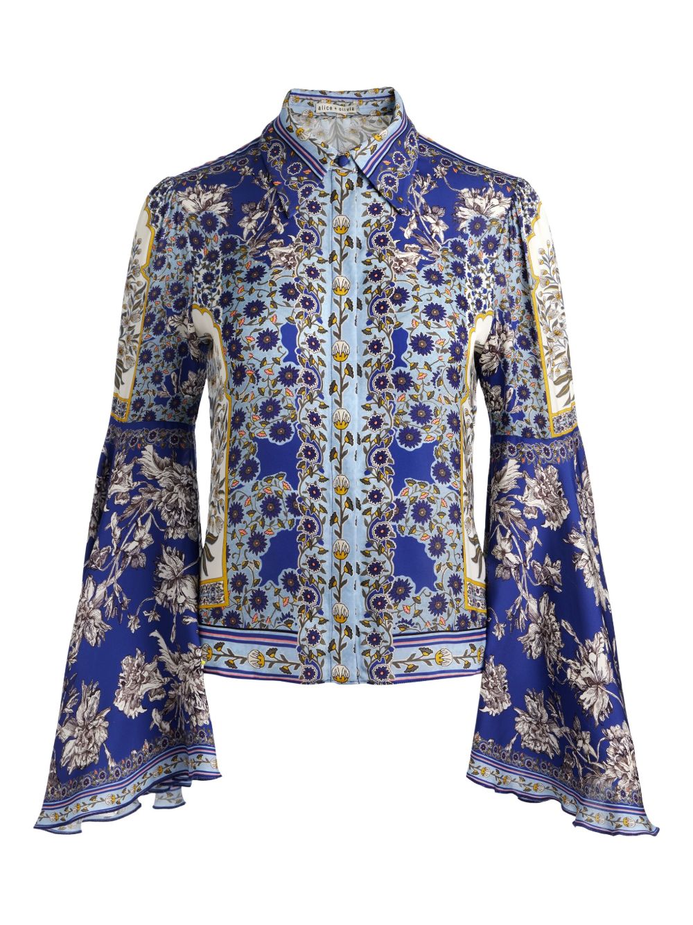 Alice + Olivia Shirts Purple Body: Viscose
