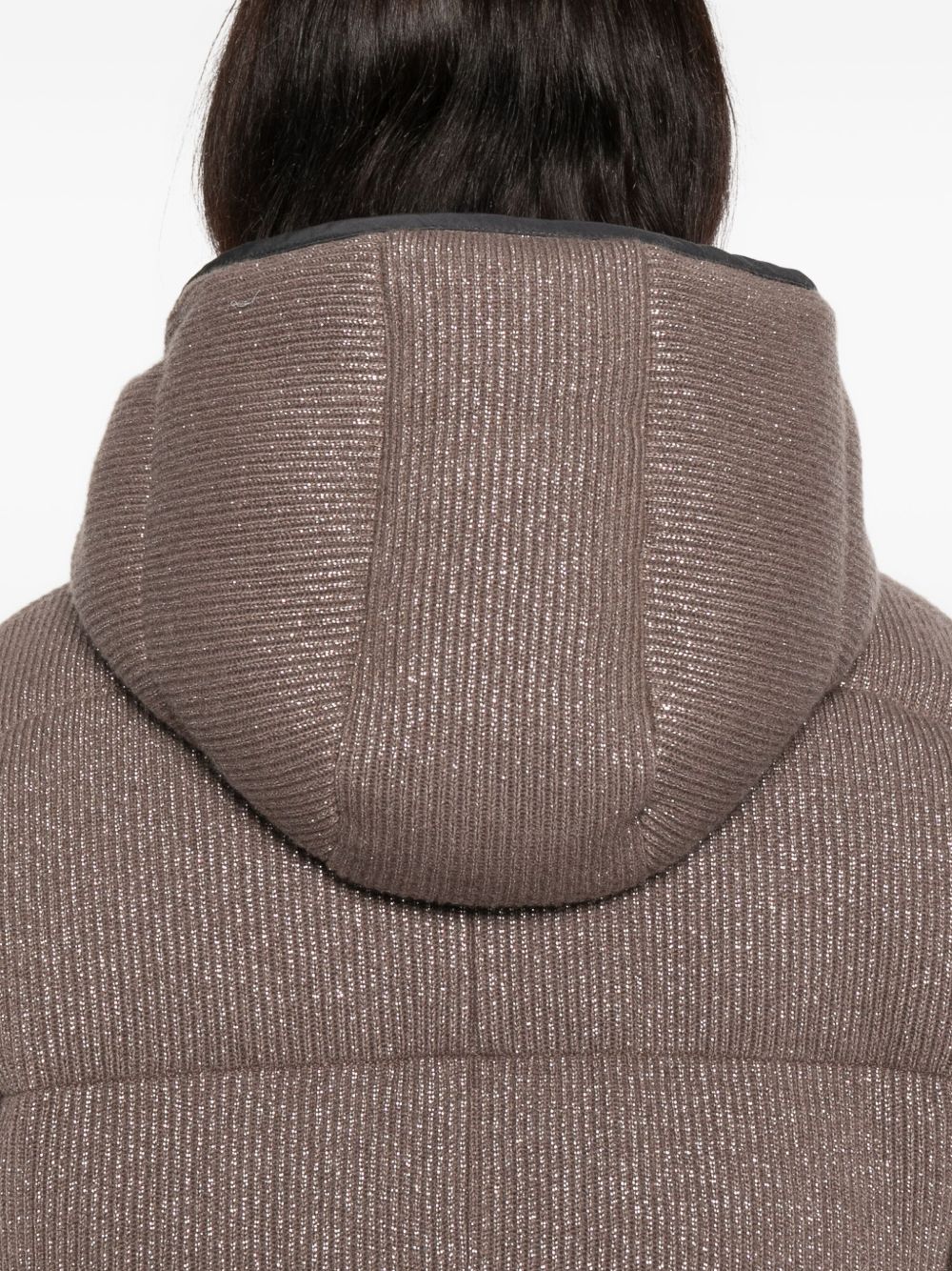 Brunello Cucinelli Coats Marrone Outer: Leather