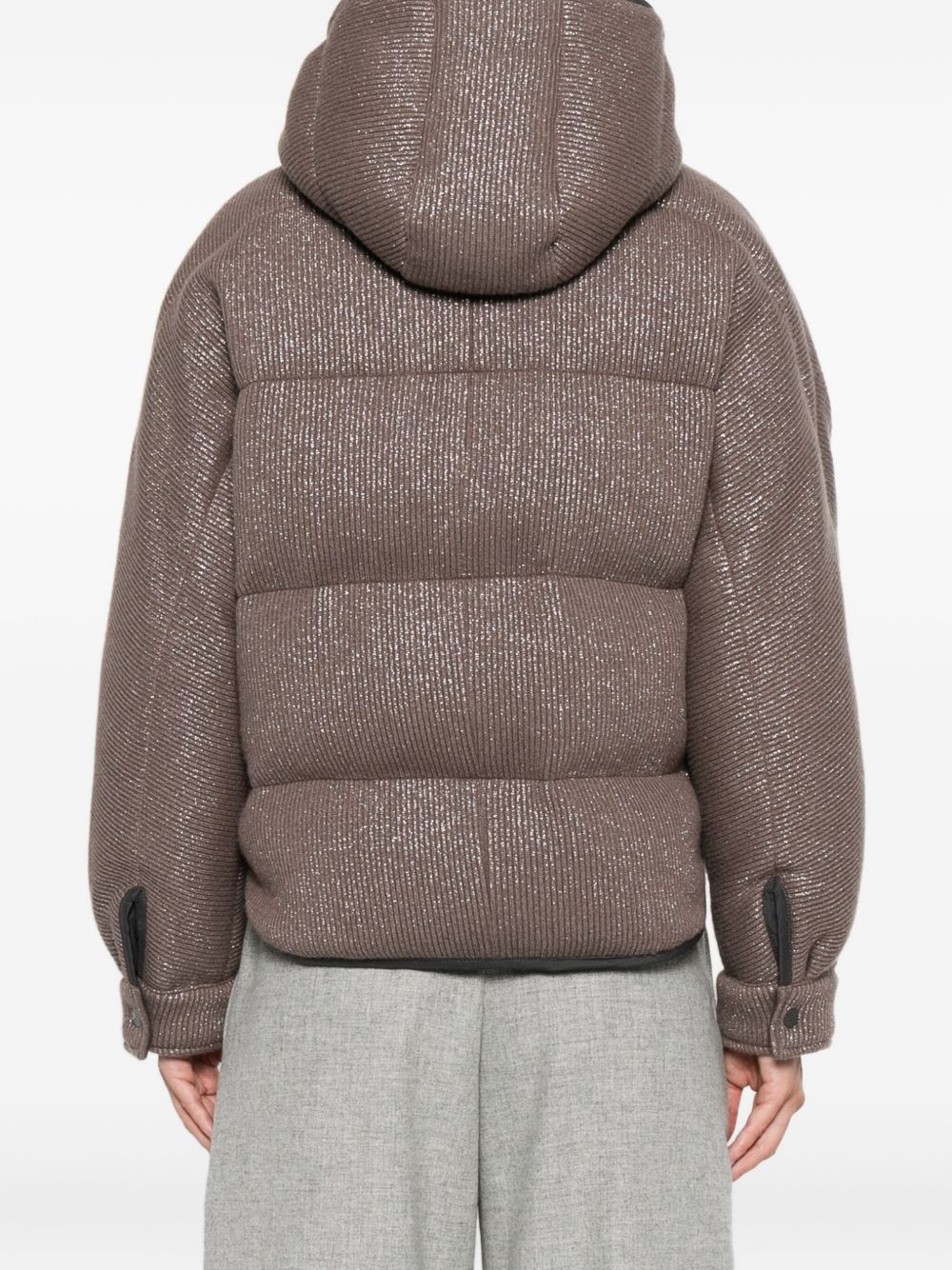 Brunello Cucinelli Coats Marrone Outer: Leather