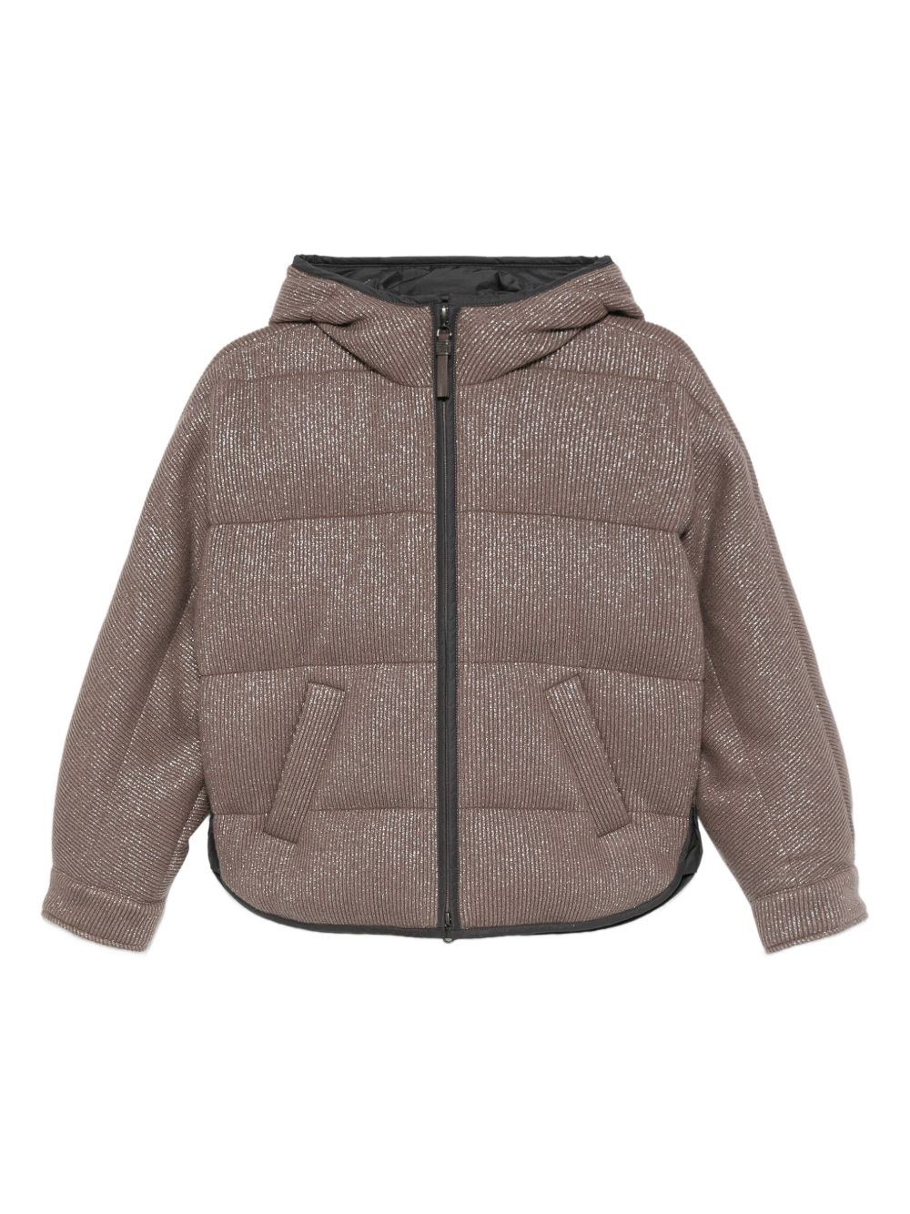 Brunello Cucinelli Coats Marrone Outer: Leather