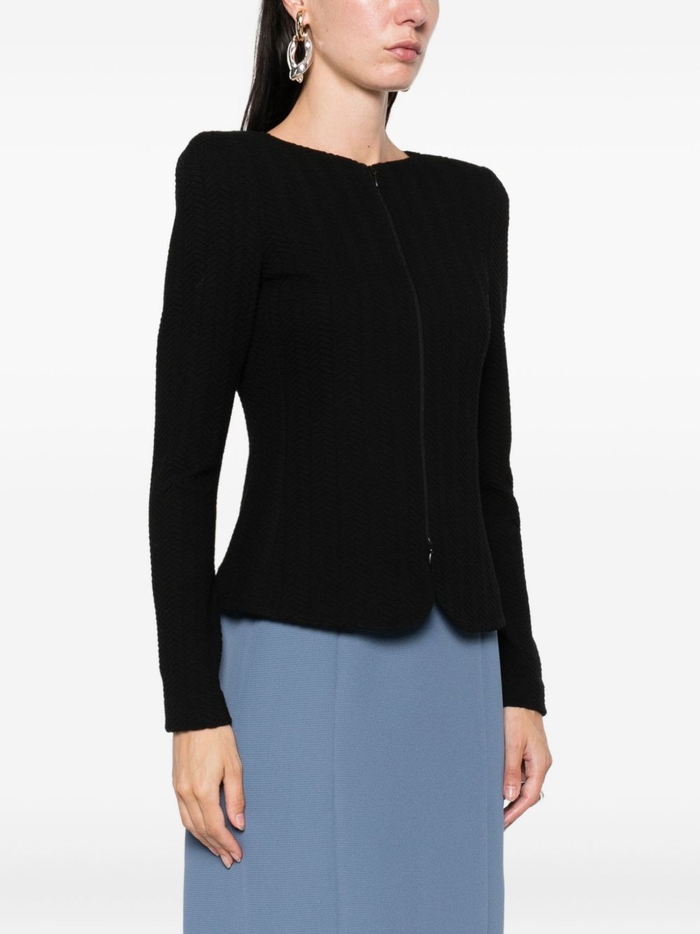 Emporio Armani Jackets Nero Outer: Cotton