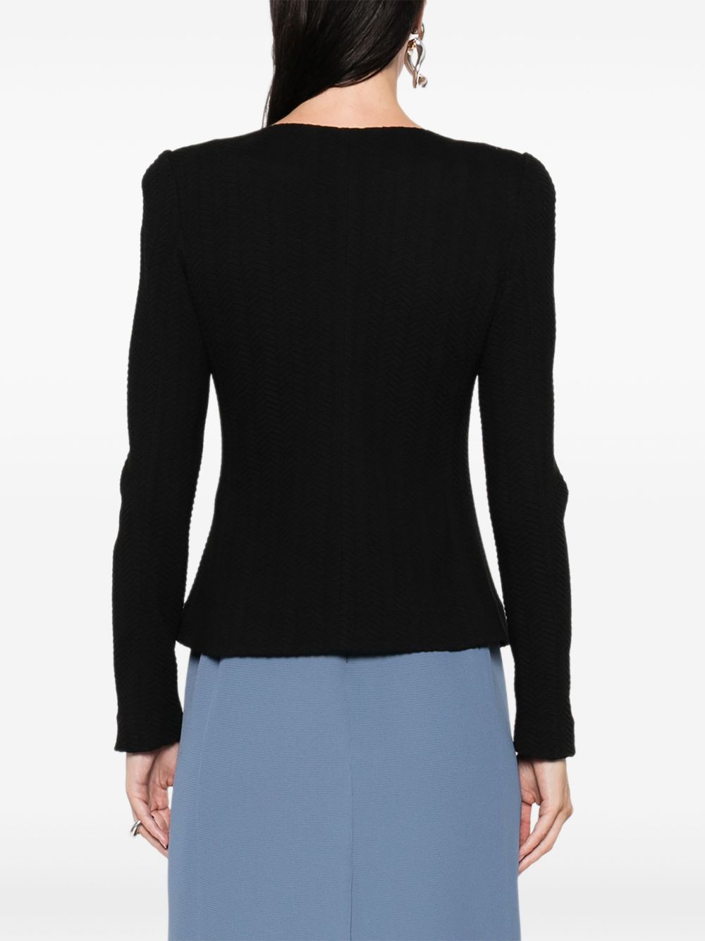 Emporio Armani Jackets Nero Outer: Cotton
