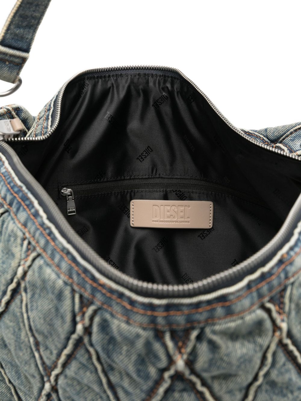 Diesel Bags Clear Blue Fabric