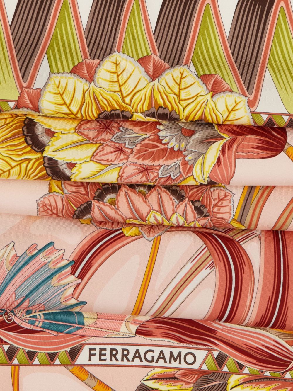 Ferragamo Scarfs Pink Silk