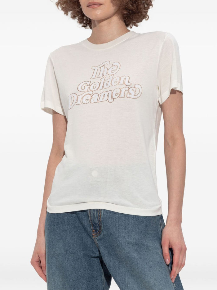 Golden Goose T-shirts and Polos White Viscose