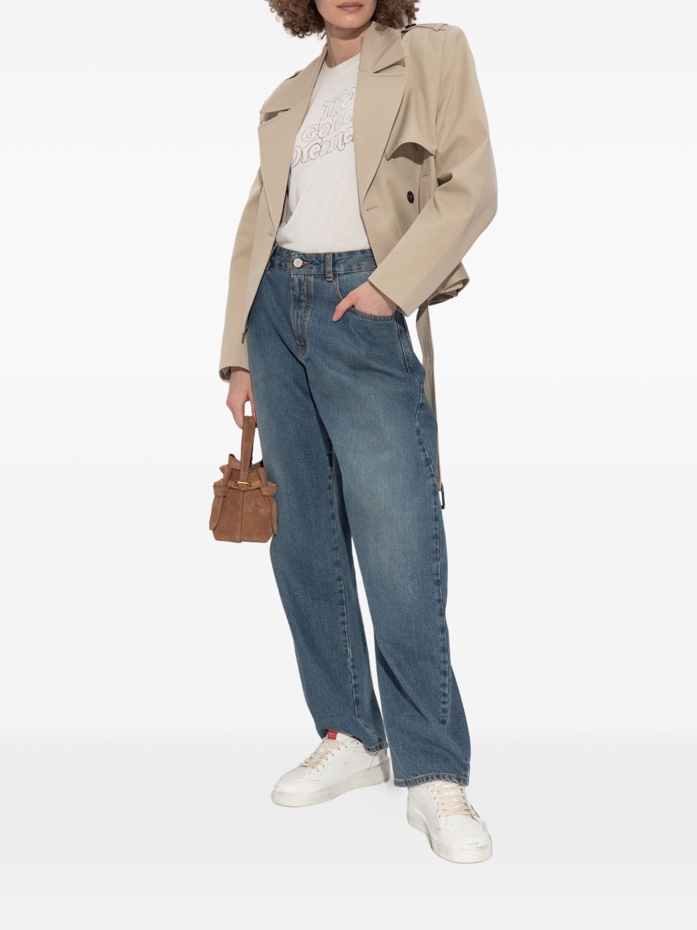 Golden Goose T-shirts and Polos White Viscose