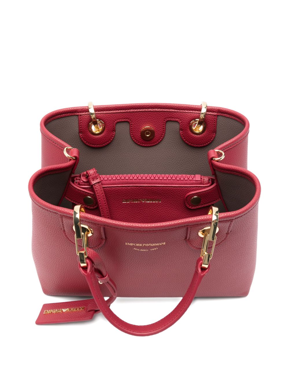 Emporio Armani Bags Bordeaux Thermoplastic Polyurethane