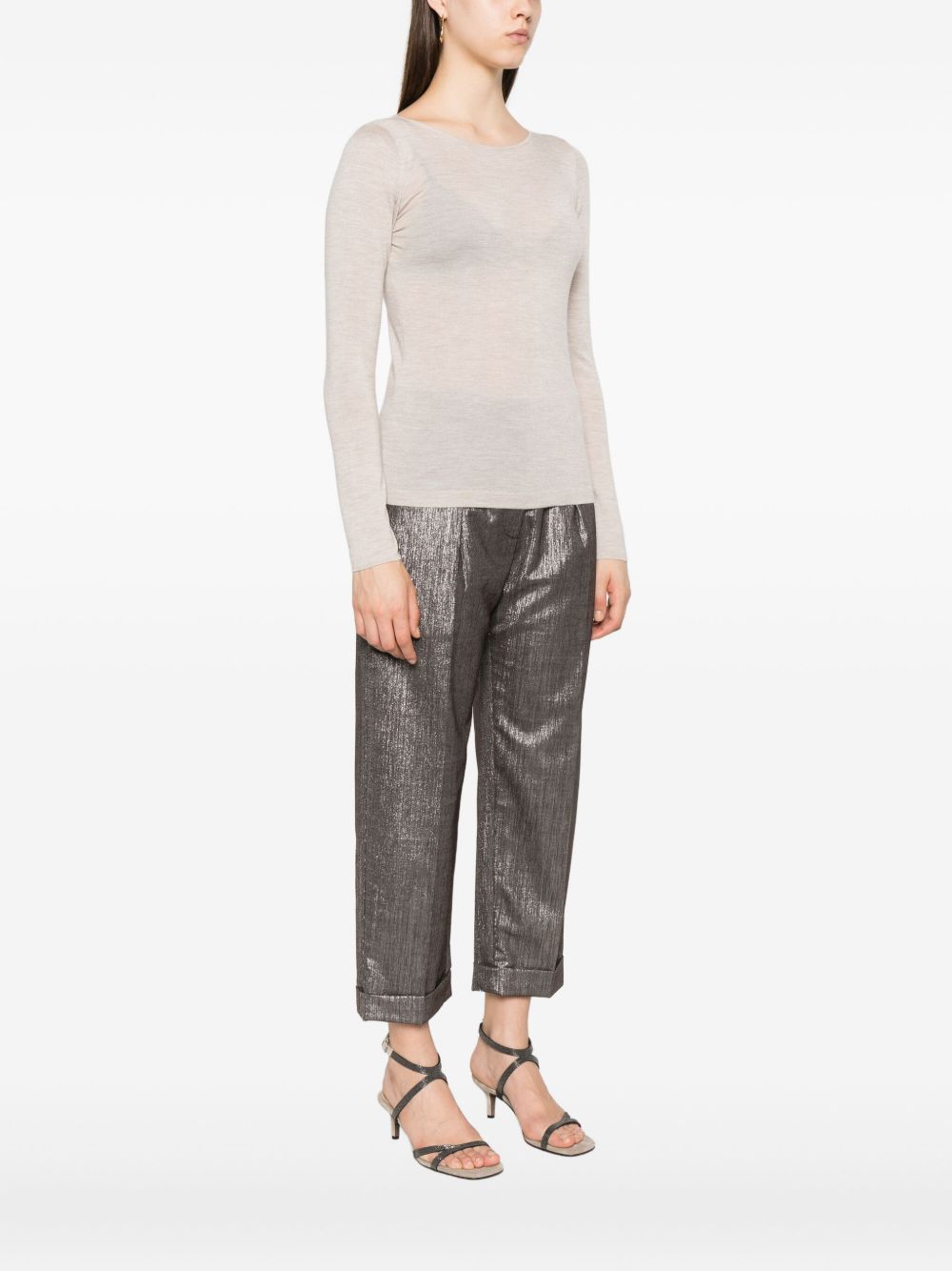 Brunello Cucinelli Sweaters Cuoio Cashmere
