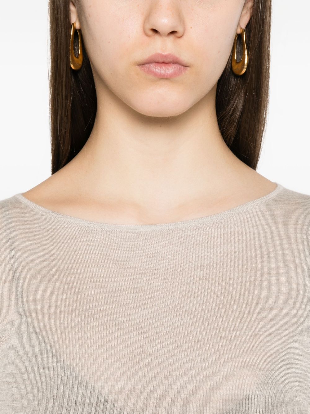 Brunello Cucinelli Sweaters Cuoio Cashmere