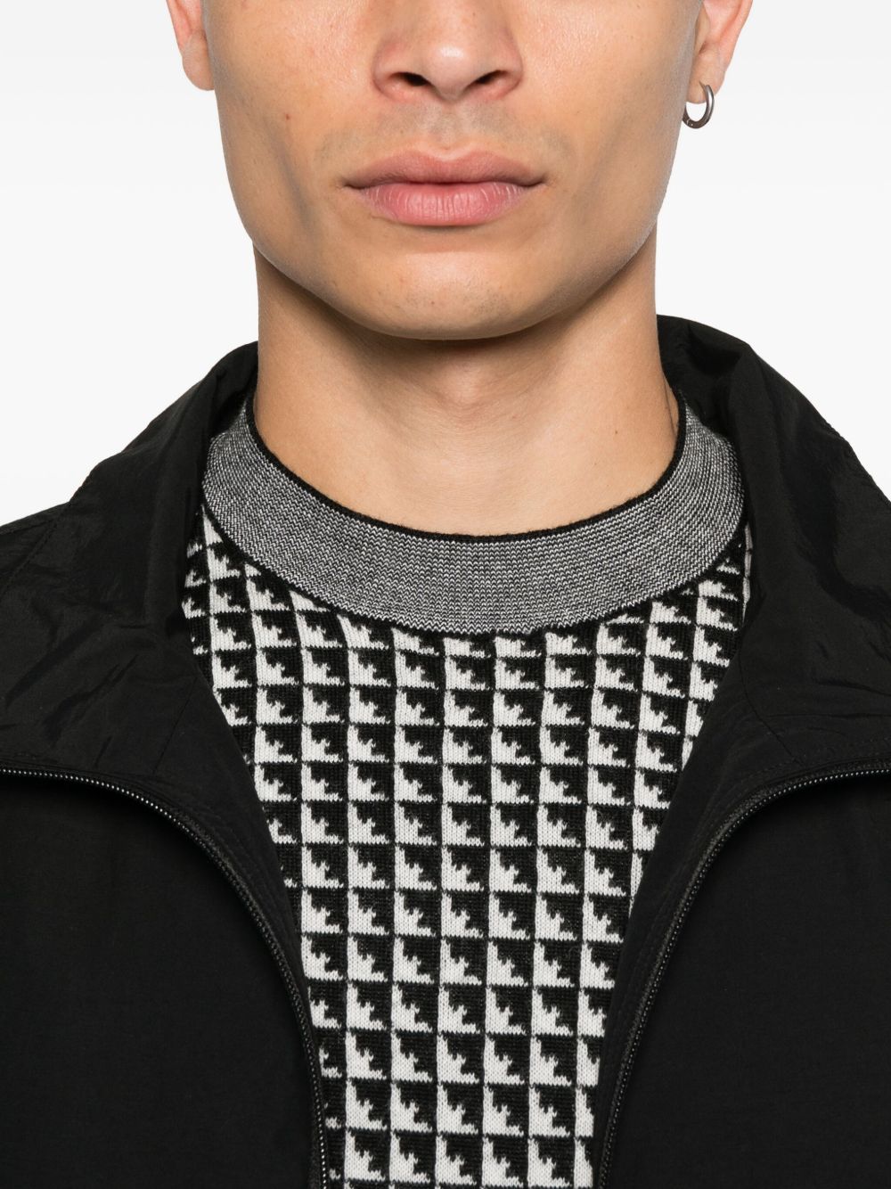 Emporio Armani Sweaters Nero Virgin Wool