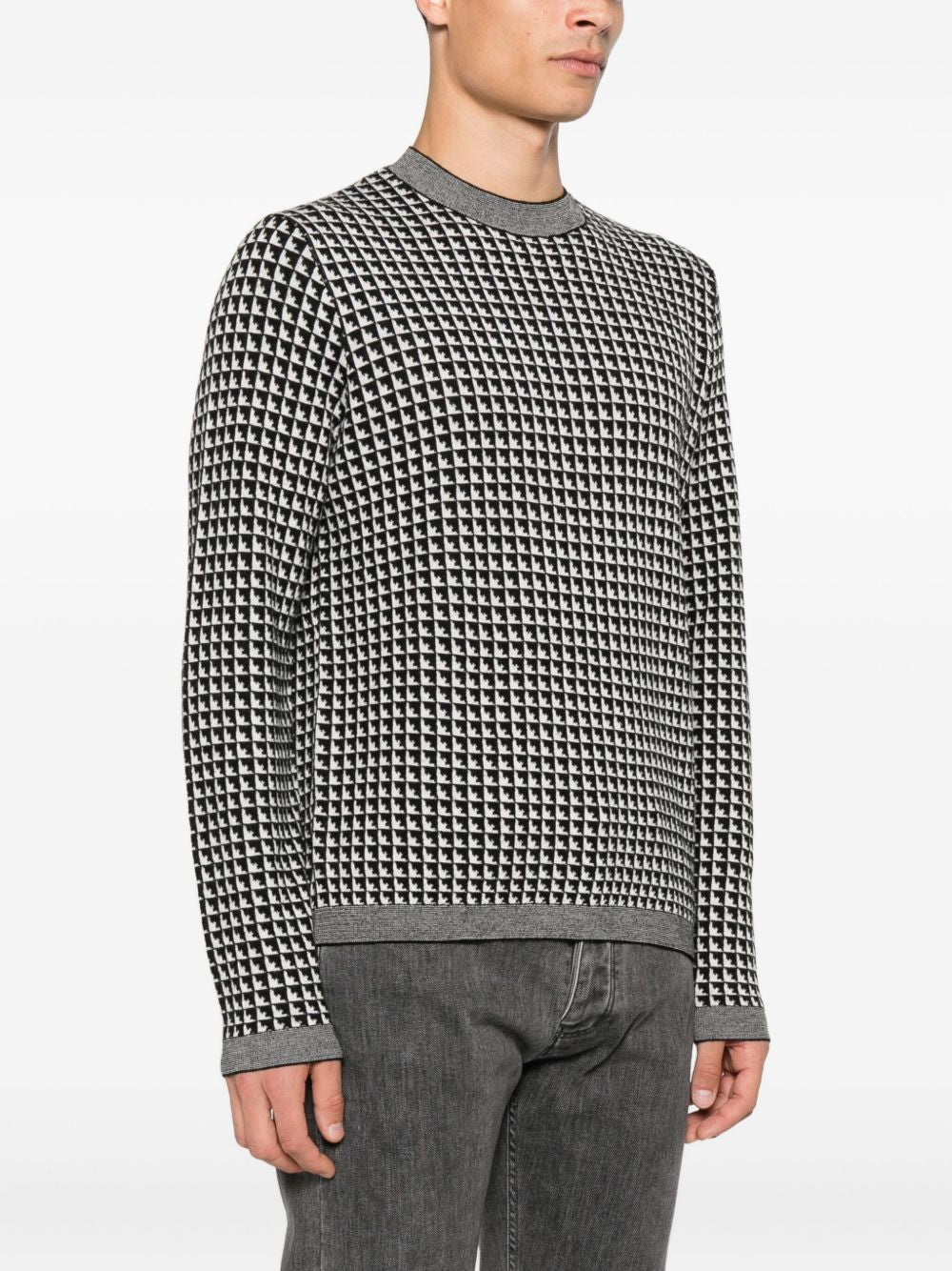 Emporio Armani Sweaters Nero Virgin Wool