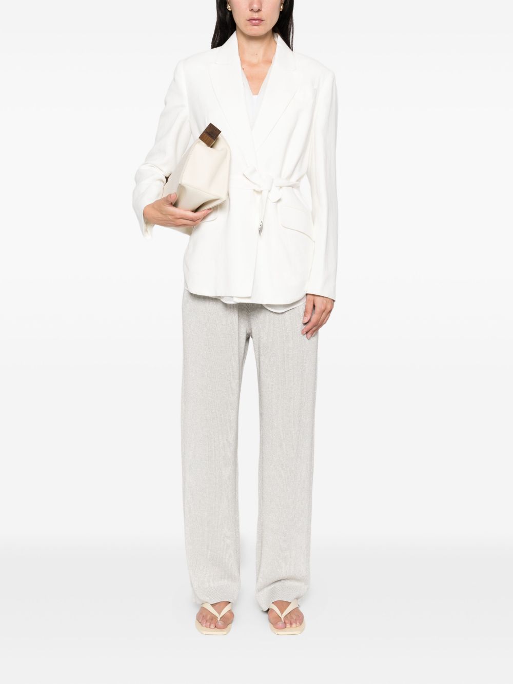 Brunello Cucinelli Trousers Grigio Cotton