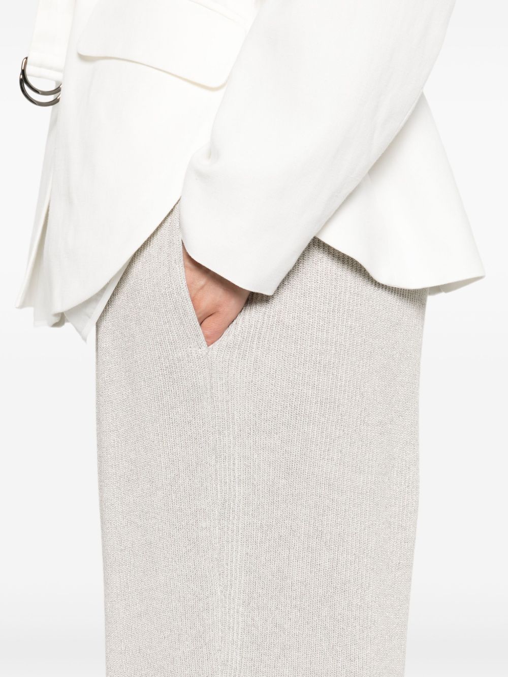 Brunello Cucinelli Trousers Grigio Cotton