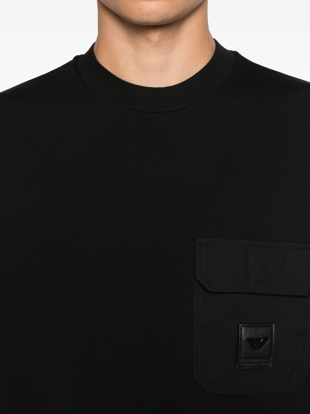 Emporio Armani Sweaters Nero Cotton