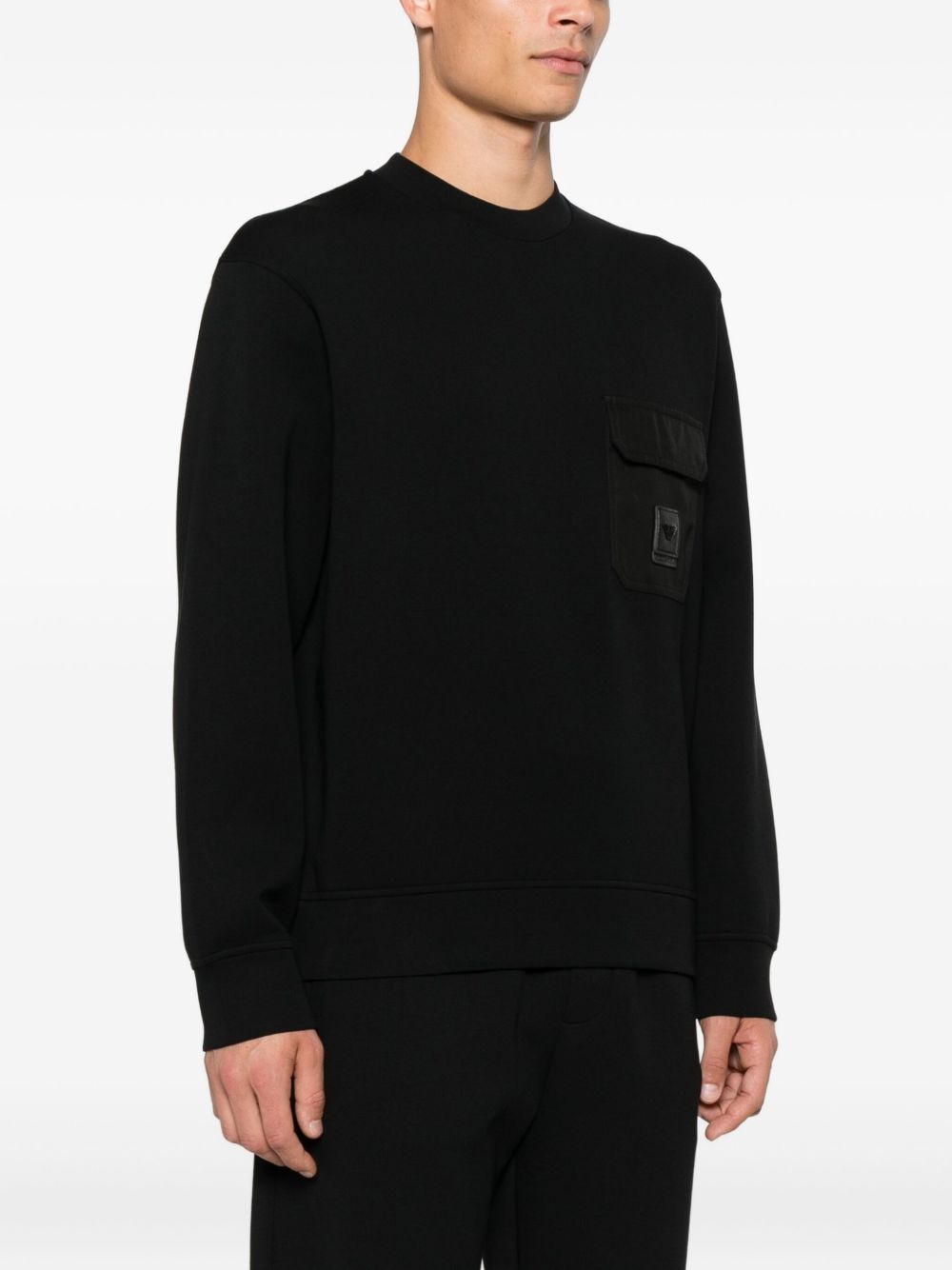 Emporio Armani Sweaters Nero Cotton