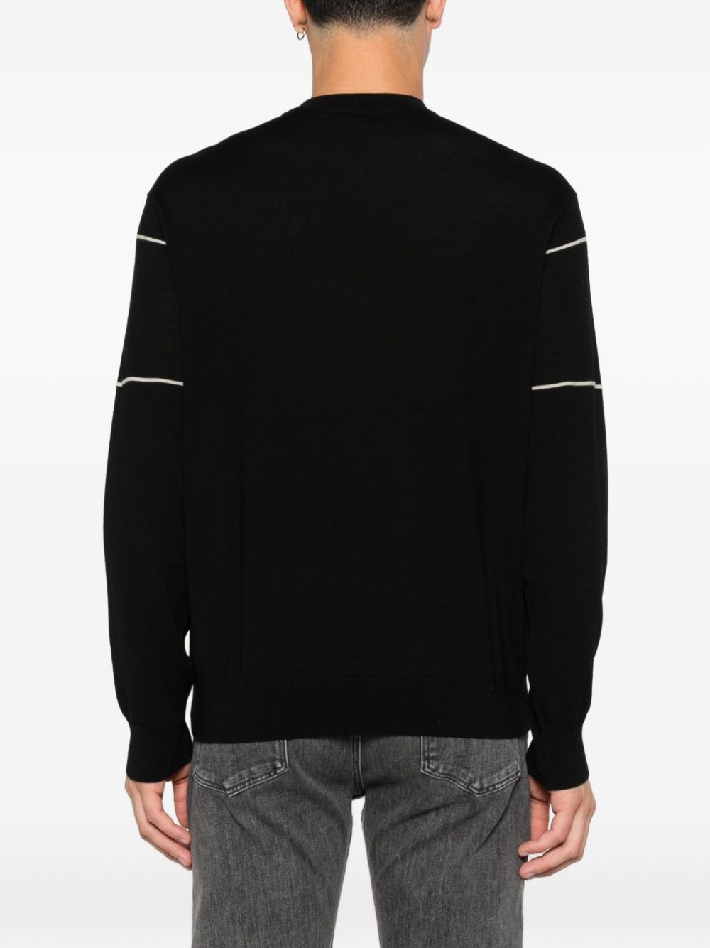 Emporio Armani Sweaters Nero Virgin Wool