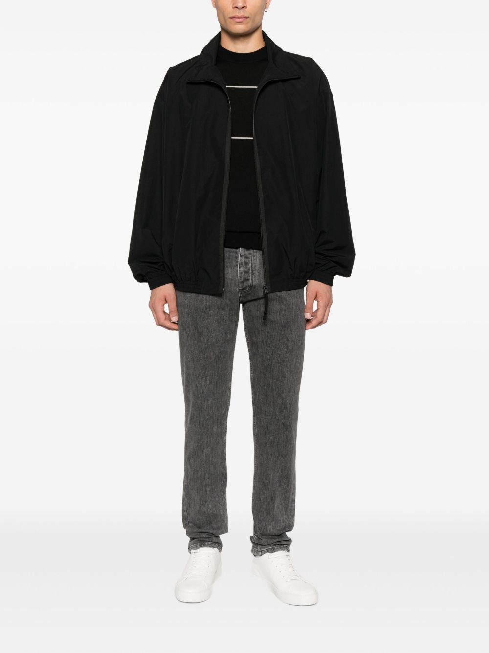 Emporio Armani Sweaters Nero Virgin Wool
