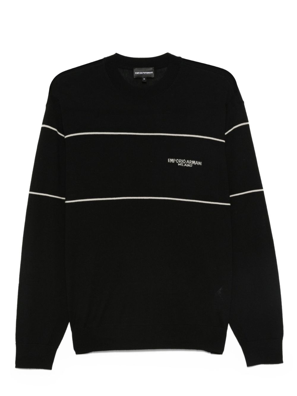 Emporio Armani Sweaters Nero Virgin Wool