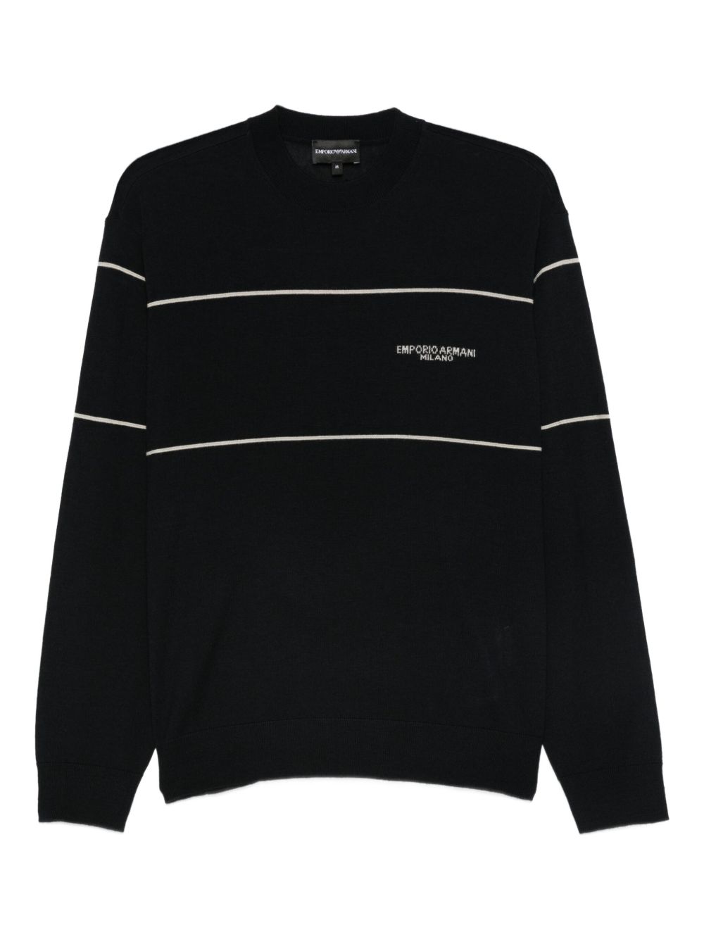 Emporio Armani Sweaters Blu Virgin Wool