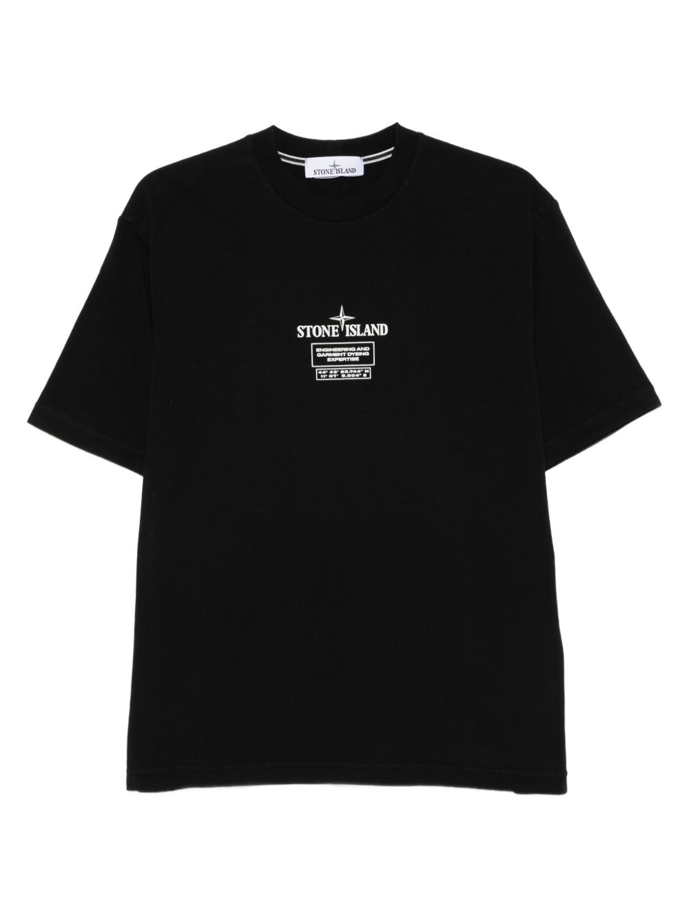 Stone Island T-Shirts And Polos Black Cotton