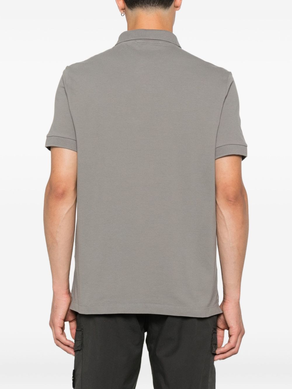 Stone Island T-shirts and Polos Grey Cotton