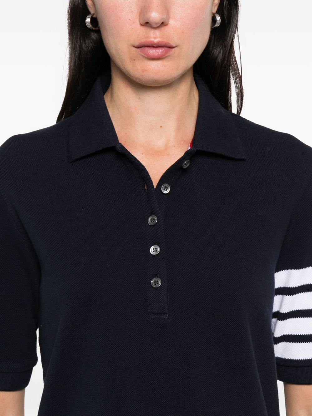 Thom Browne T-Shirts And Polos Blue Cotton