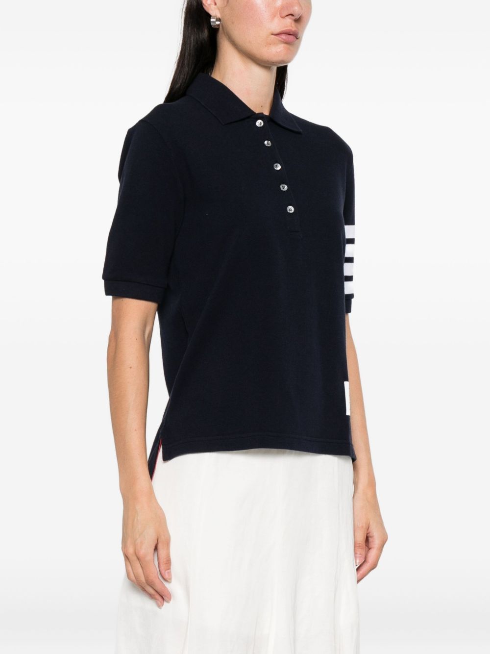 Thom Browne T-Shirts And Polos Blue Cotton