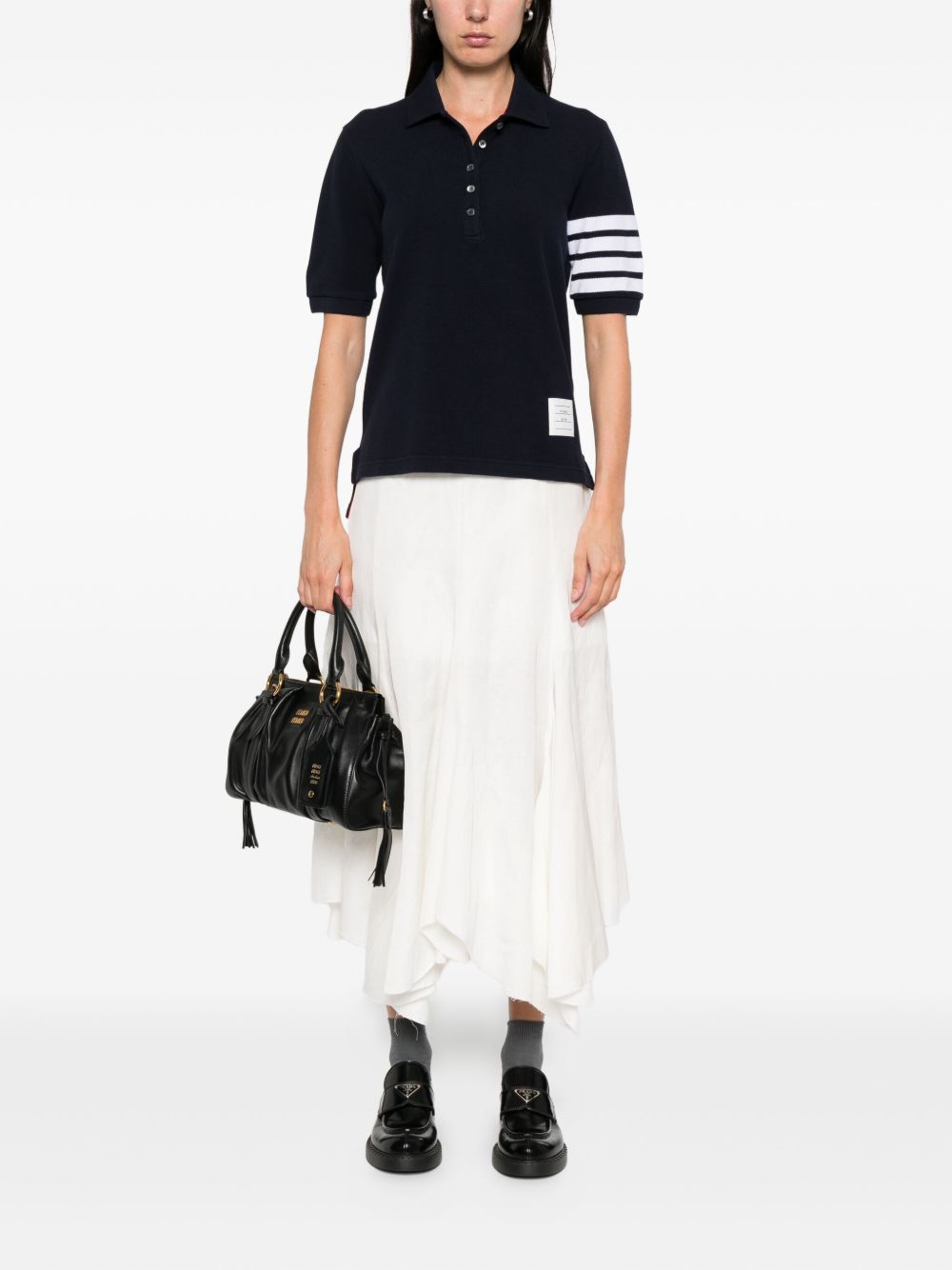Thom Browne T-Shirts And Polos Blue Cotton