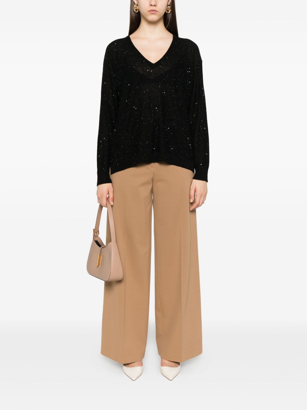 Fabiana Filippi Sweaters Black Wool