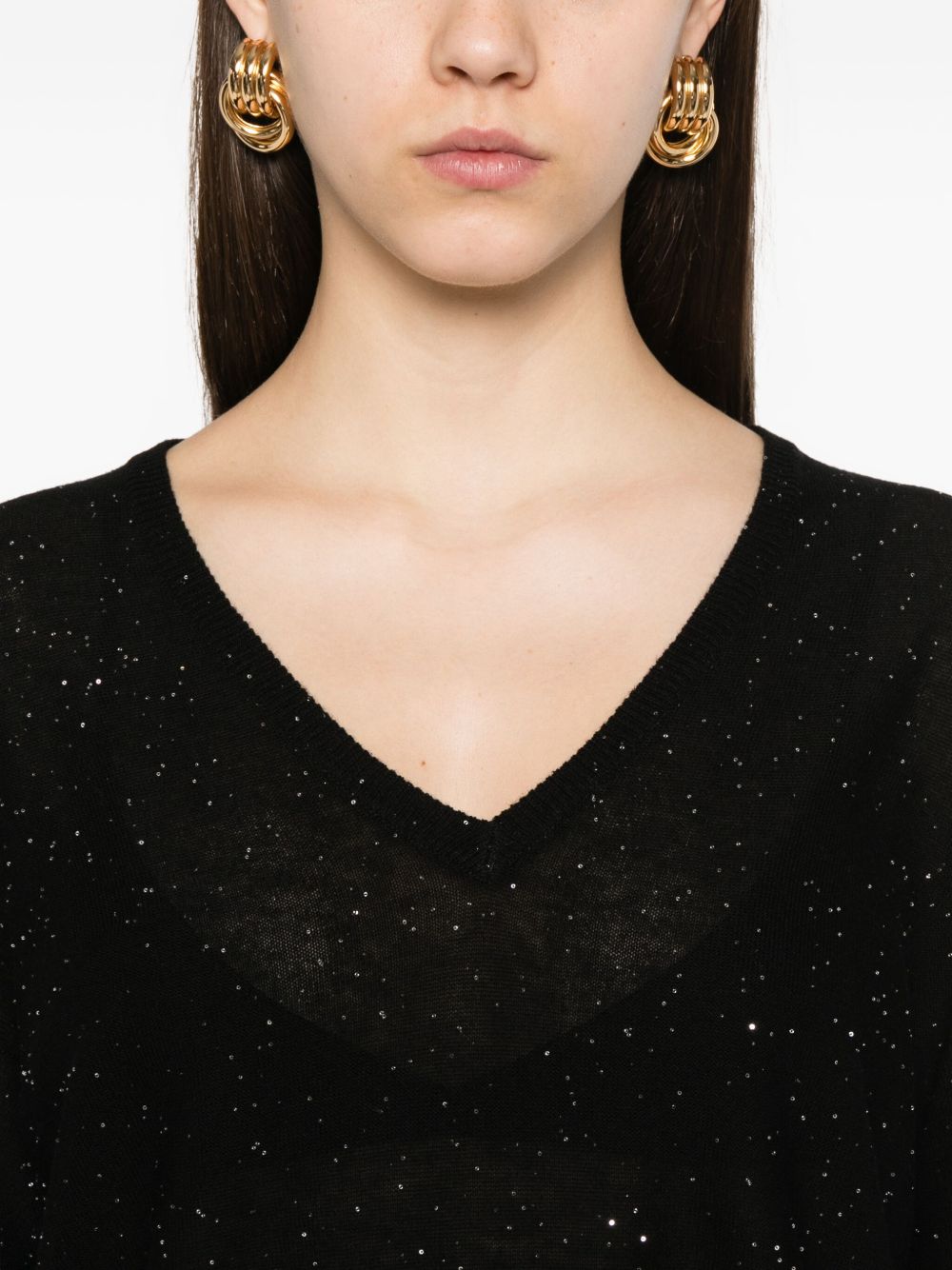 Fabiana Filippi Sweaters Black Wool