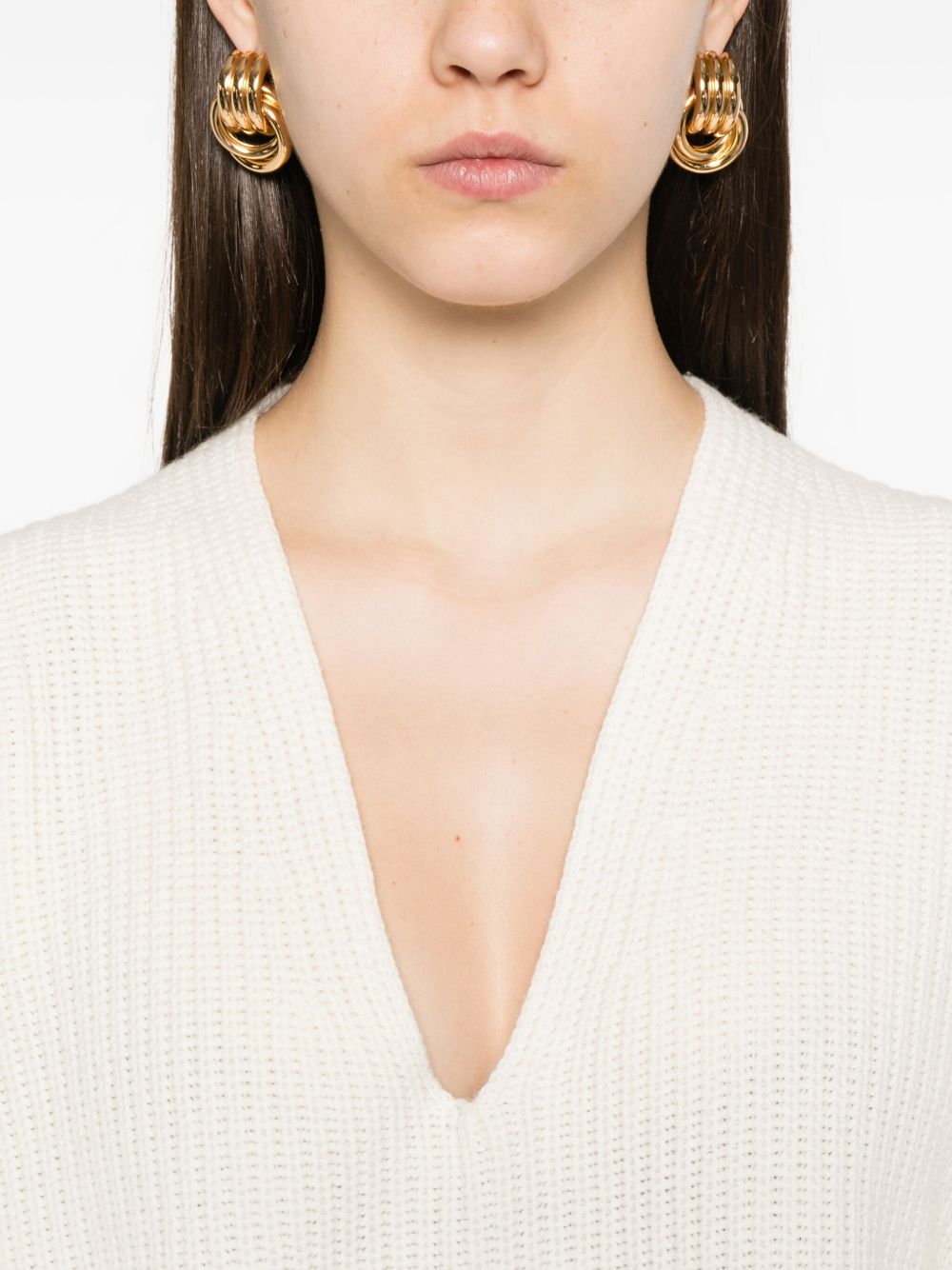 Fabiana Filippi Sweaters Beige Virgin Wool