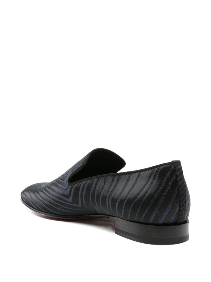 Christian Louboutin Flat Shoes Blue Leather 100 %