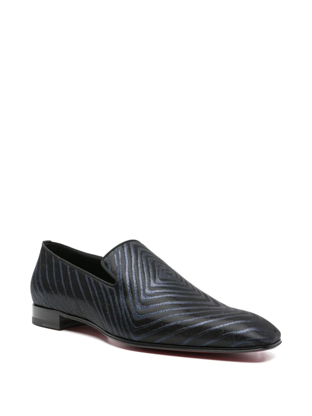 Christian Louboutin Flat Shoes Blue Leather 100 %