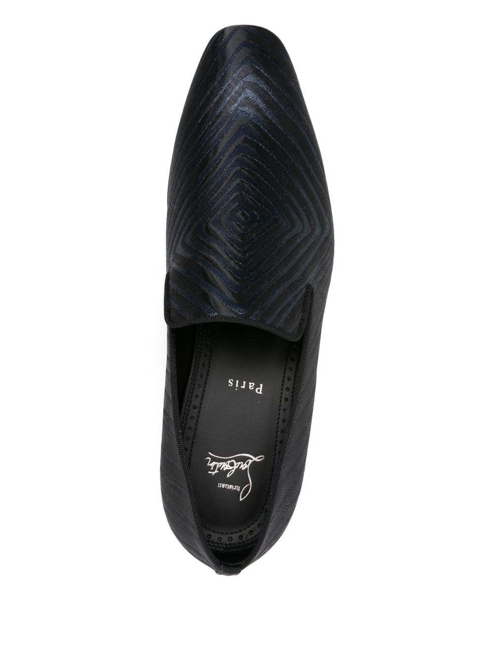 Christian Louboutin Flat Shoes Blue Leather 100 %