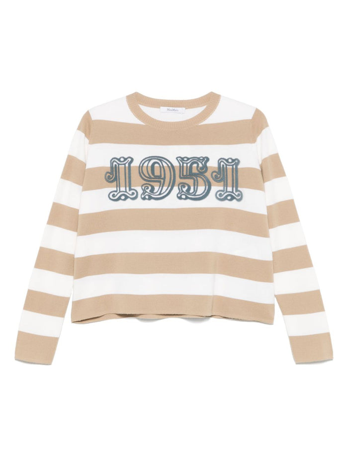 Max Mara Sweaters Beige Wool