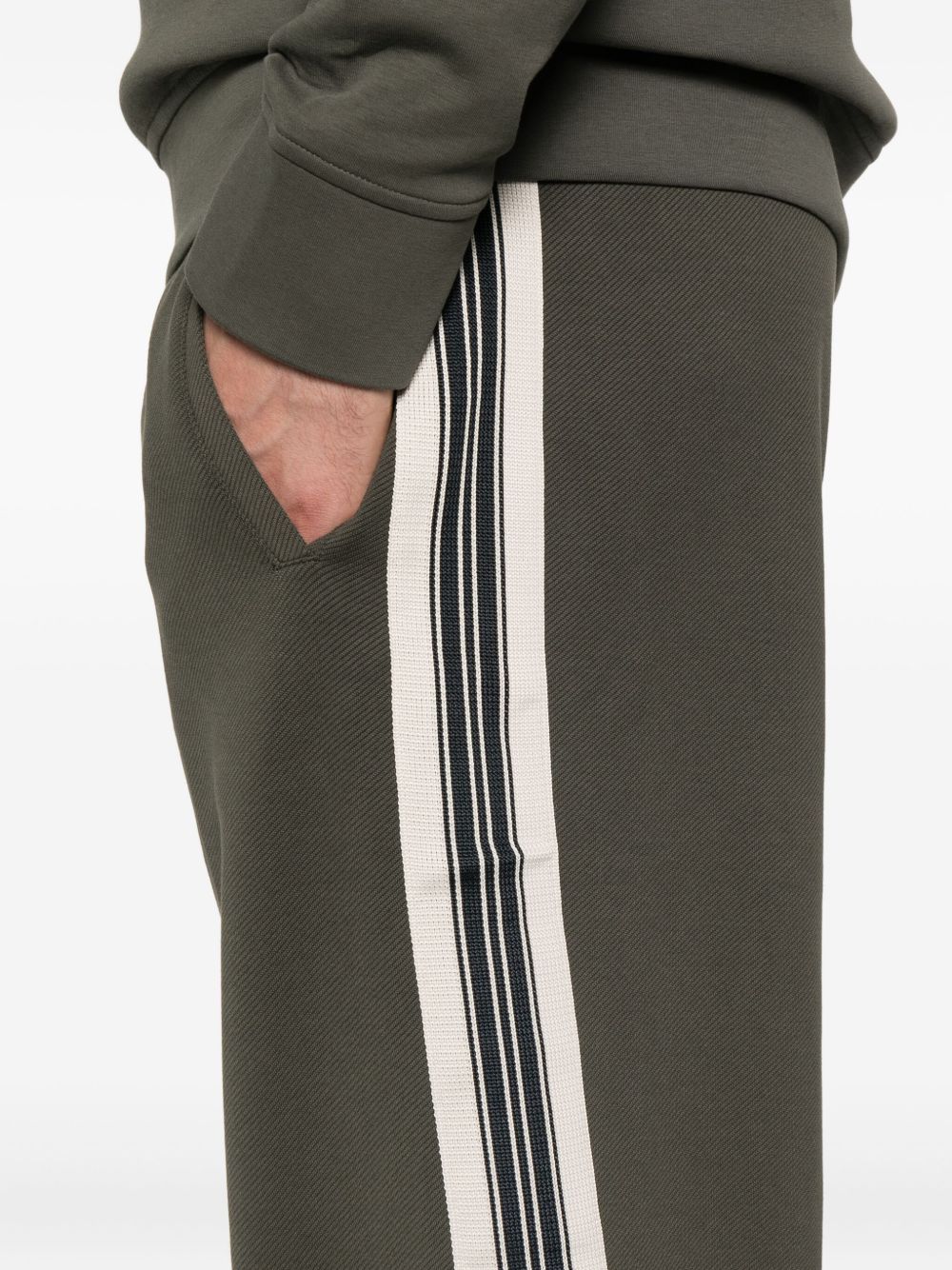 Emporio Armani Exclusive Trousers Verde Cotton