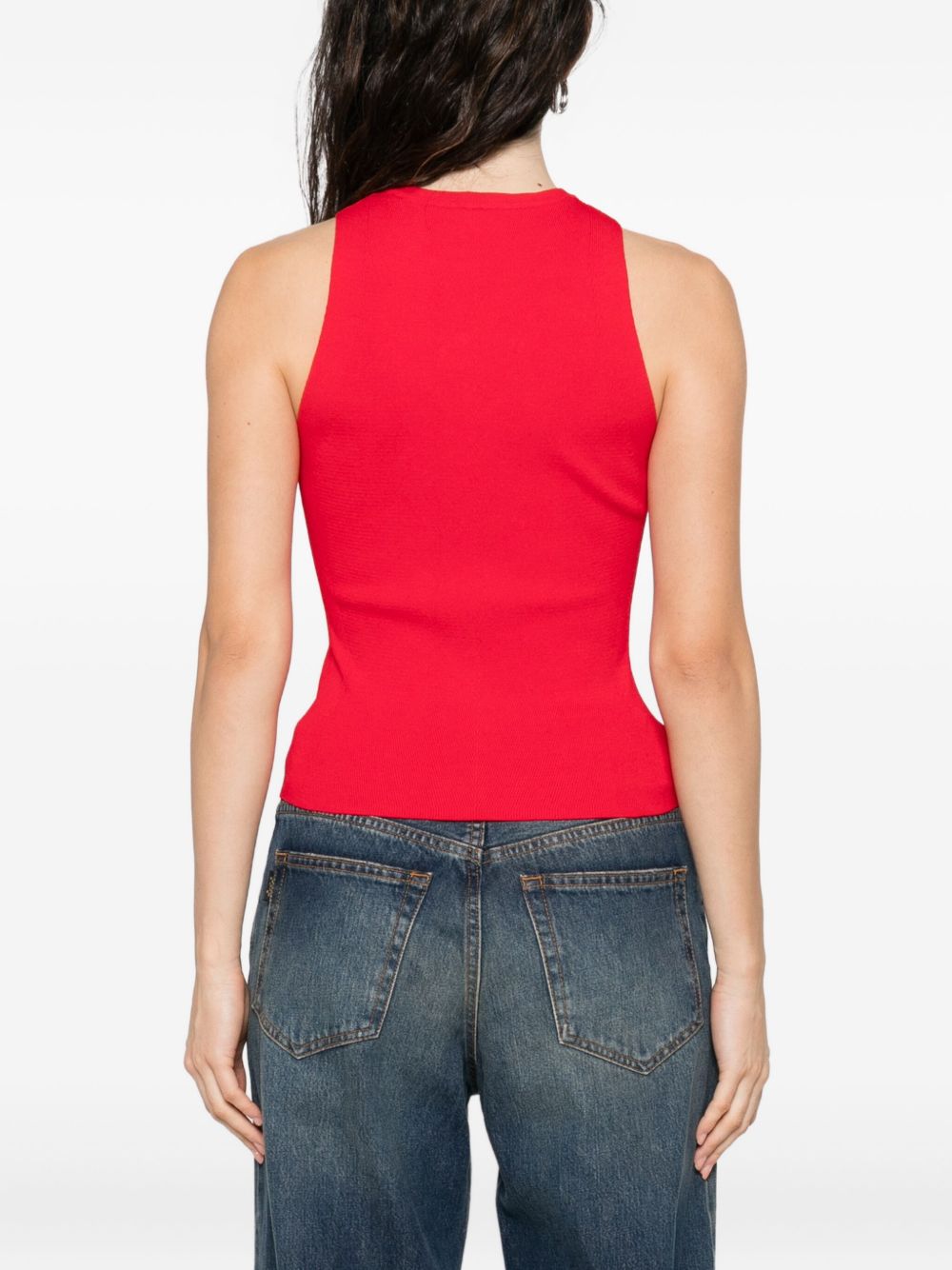 Diesel Top Red Viscose