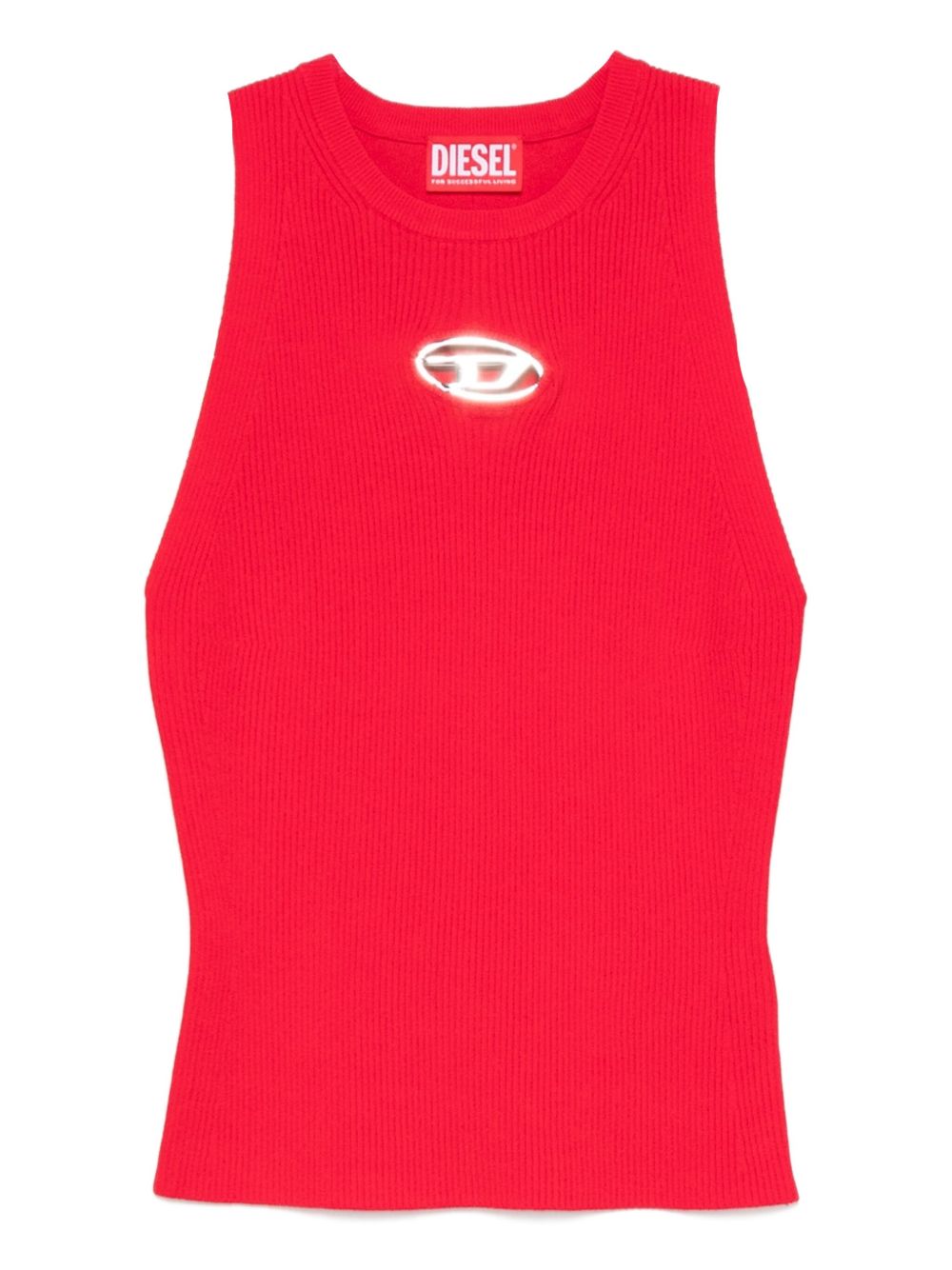 Diesel Top Red Viscose