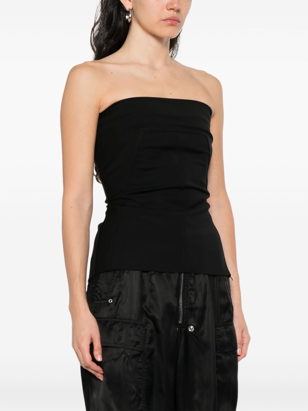 Rick Owens Top Black Outer: Virgin Wool