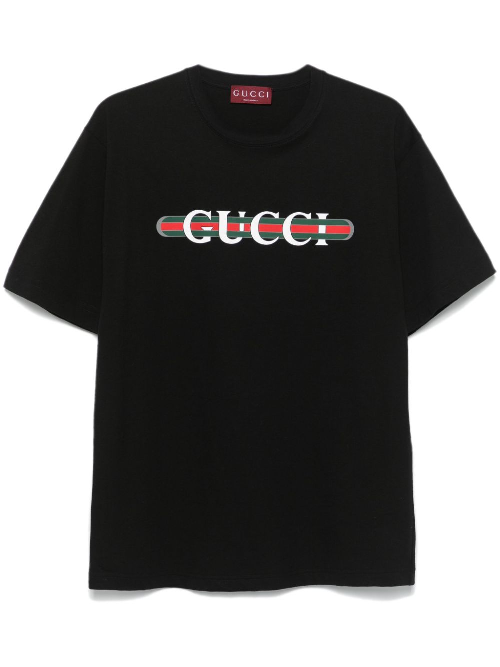 Gucci T-Shirts And Polos Black Cotton