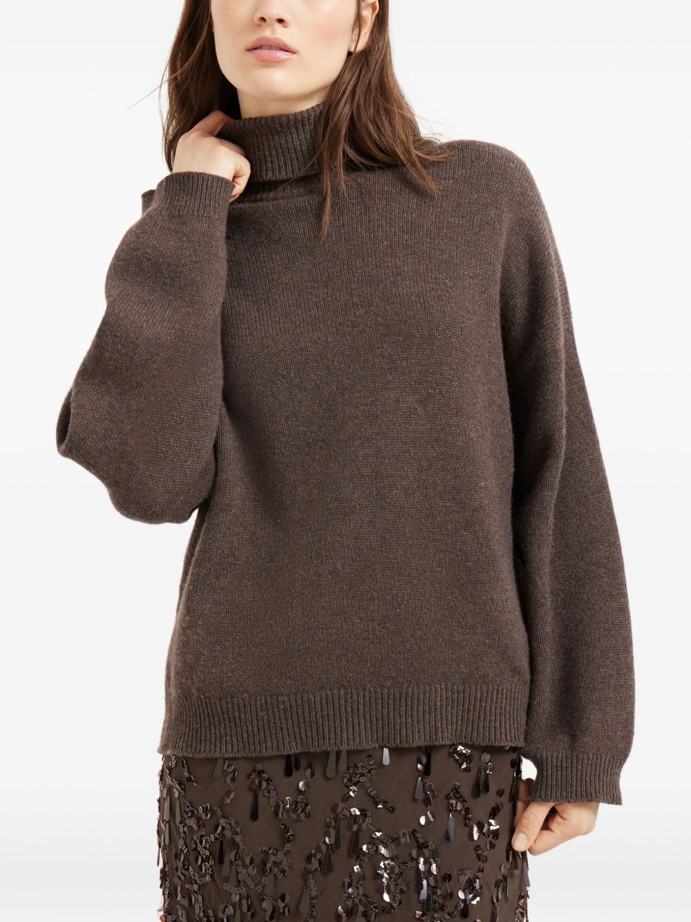 Brunello Cucinelli Sweaters Marrone Cashmere