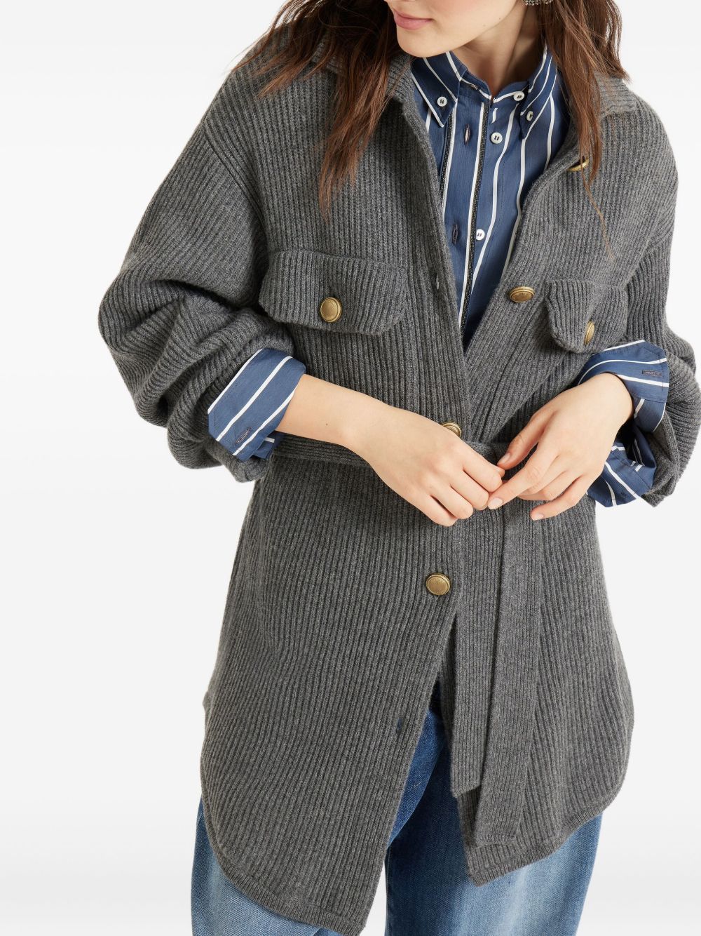 Brunello Cucinelli Sweaters Grigio