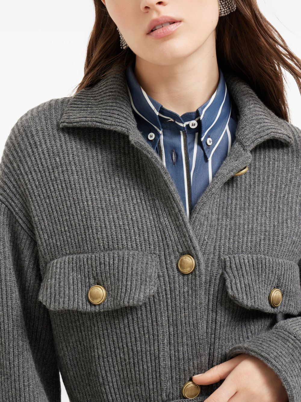 Brunello Cucinelli Sweaters Grigio