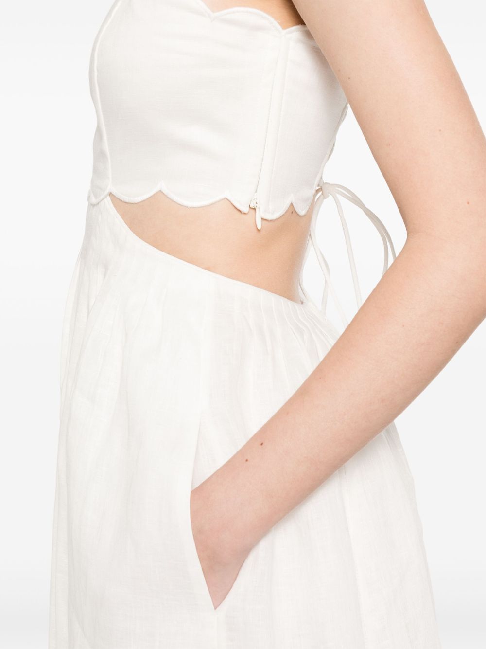 Zimmermann Dresses Ivory Linen