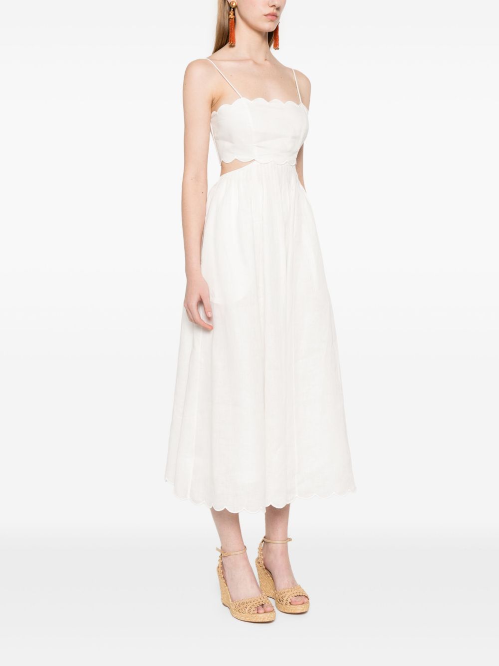 Zimmermann Dresses Ivory Linen
