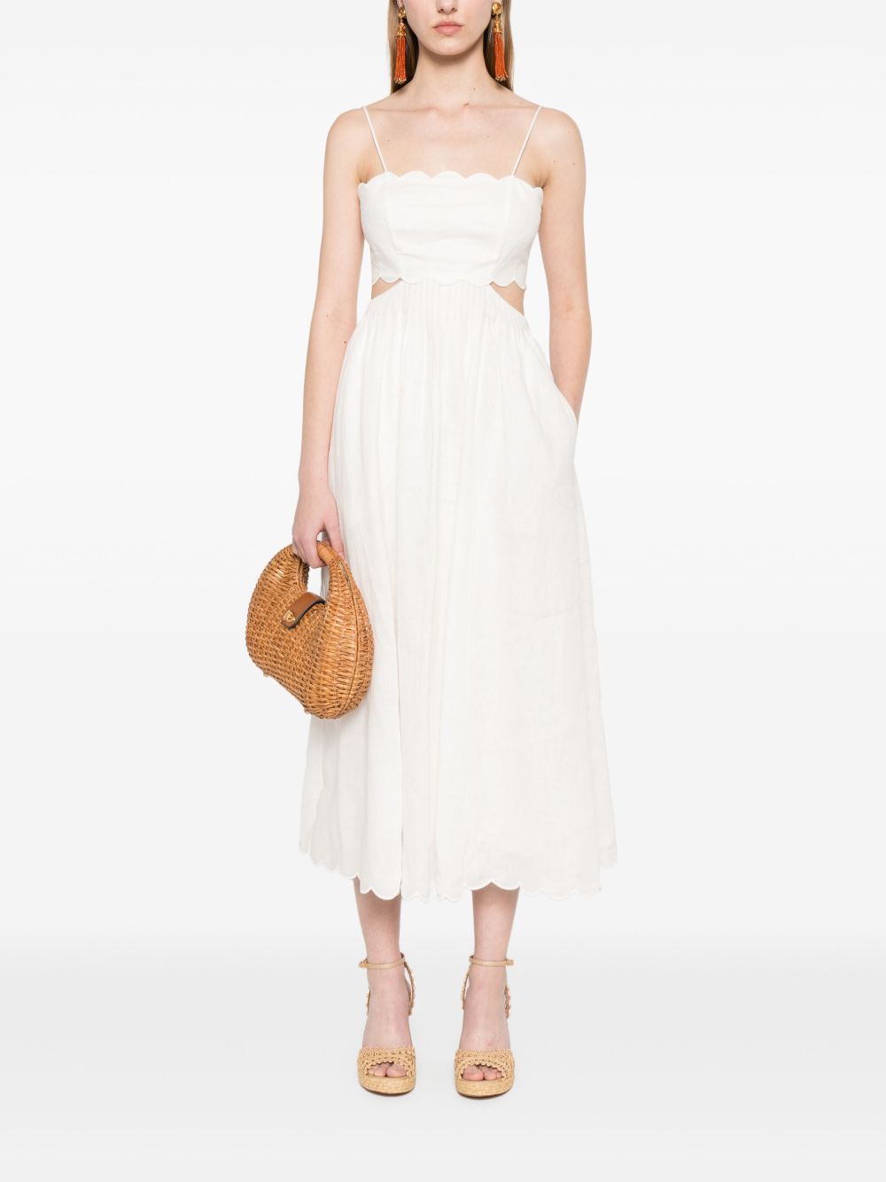 Zimmermann Dresses Ivory Linen
