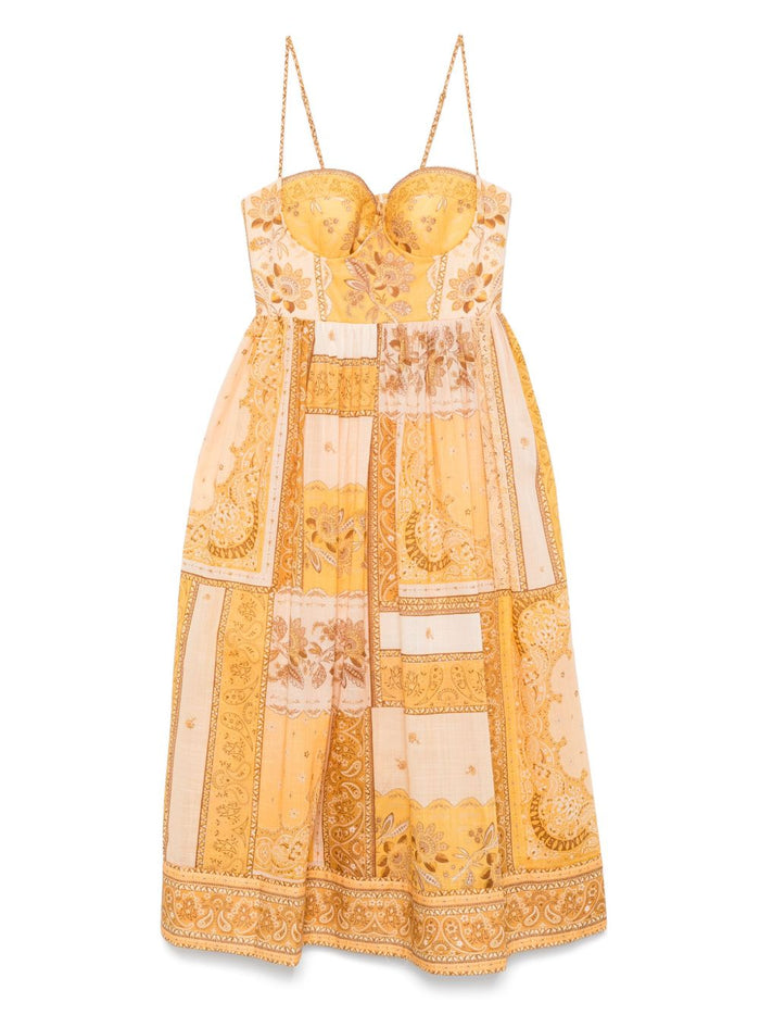 Zimmermann Dresses Beige Cotton