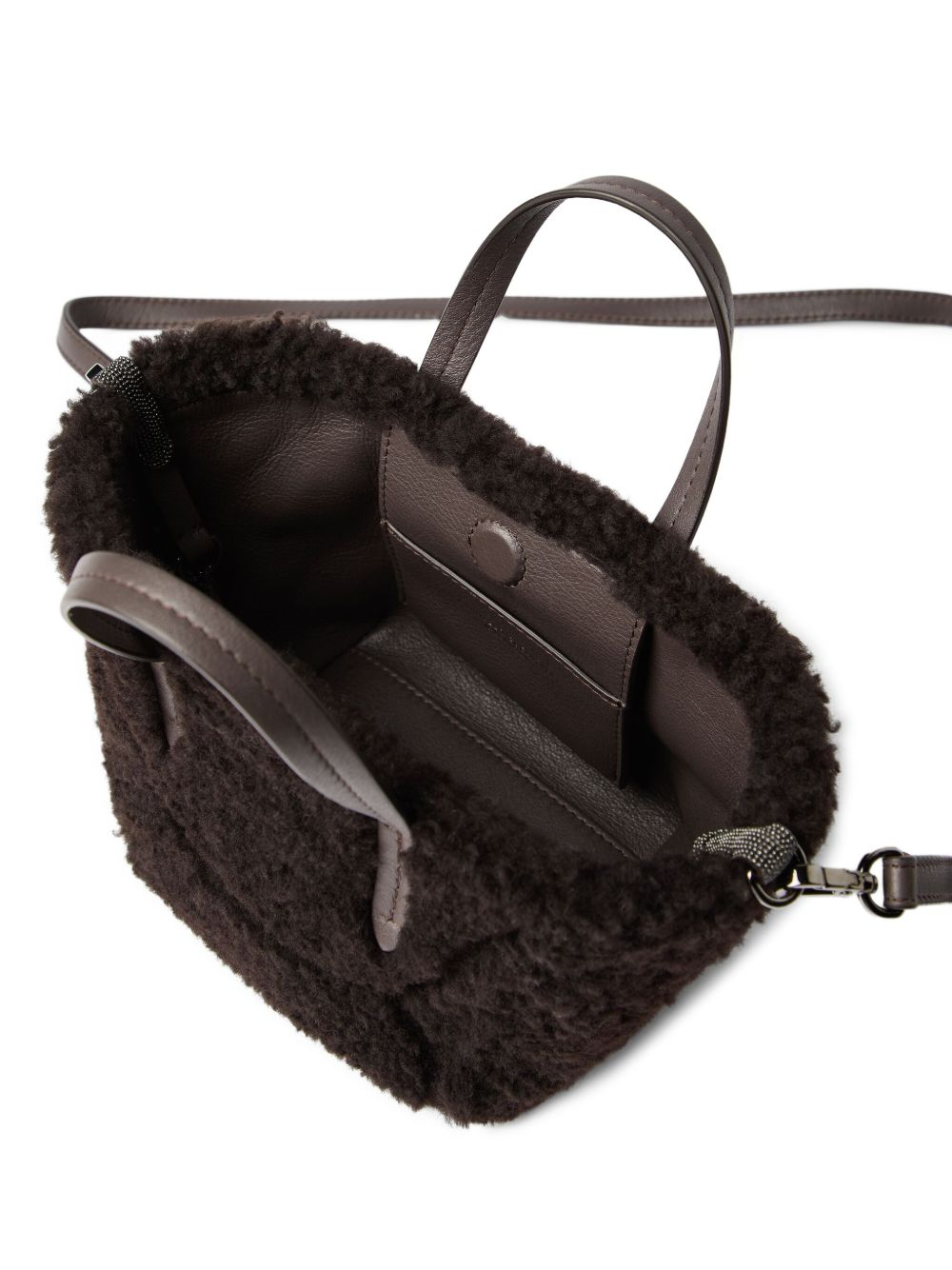 Brunello Cucinelli Bags Marrone Outer: Lamb Shearling