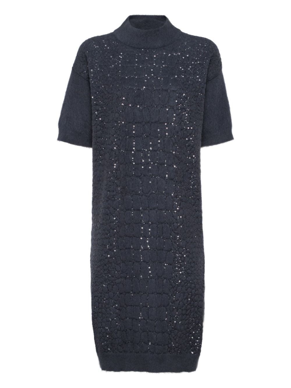 Brunello Cucinelli Dresses Blu Fabric Mohair