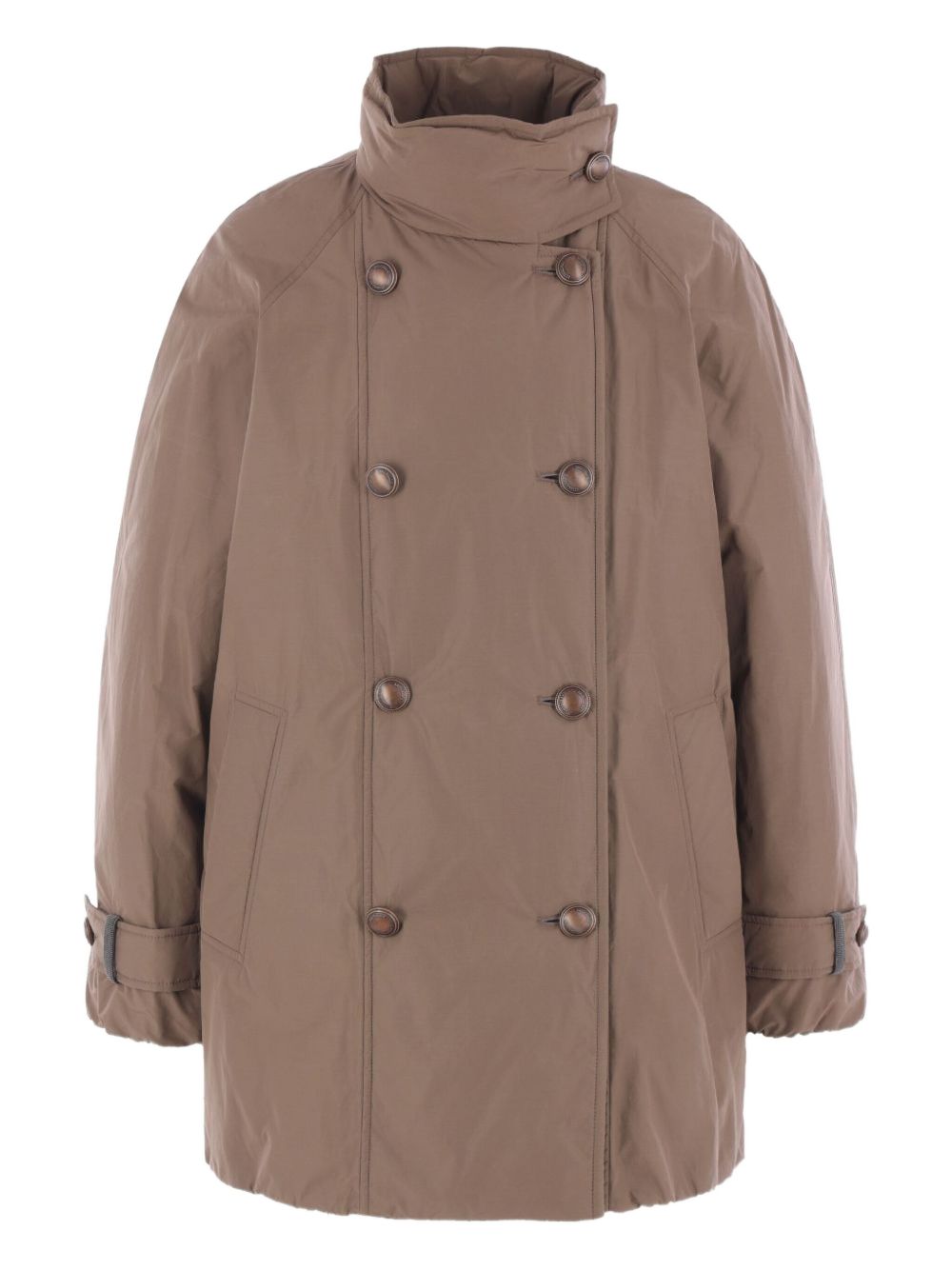 Brunello Cucinelli Coats Beige Outer: Polyester